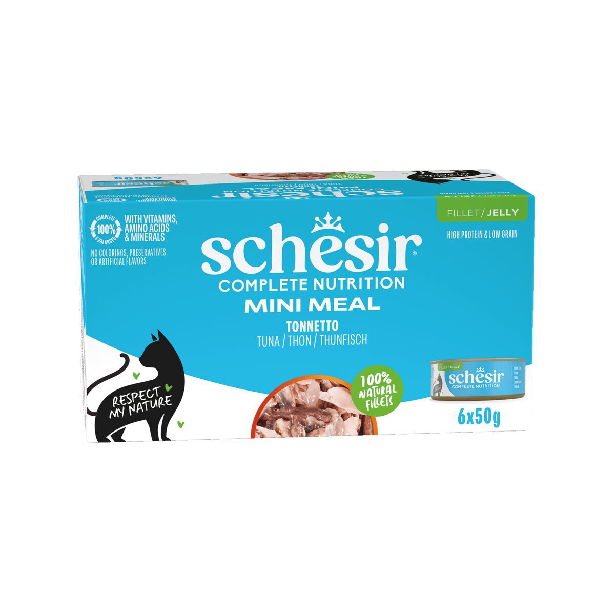 Schesir Cat Adult Tuna Jelly 6x50 g